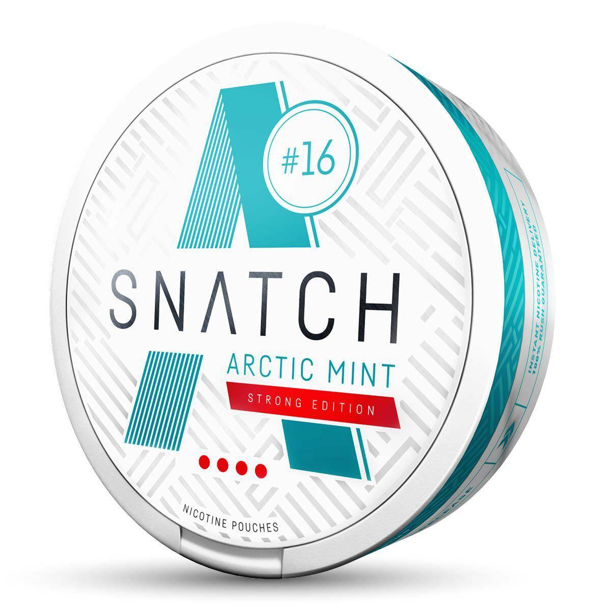 SNUS - Saszetki nikotynowe Snatch - Arctic Mint 16mg/g (Zdjęcie 2)