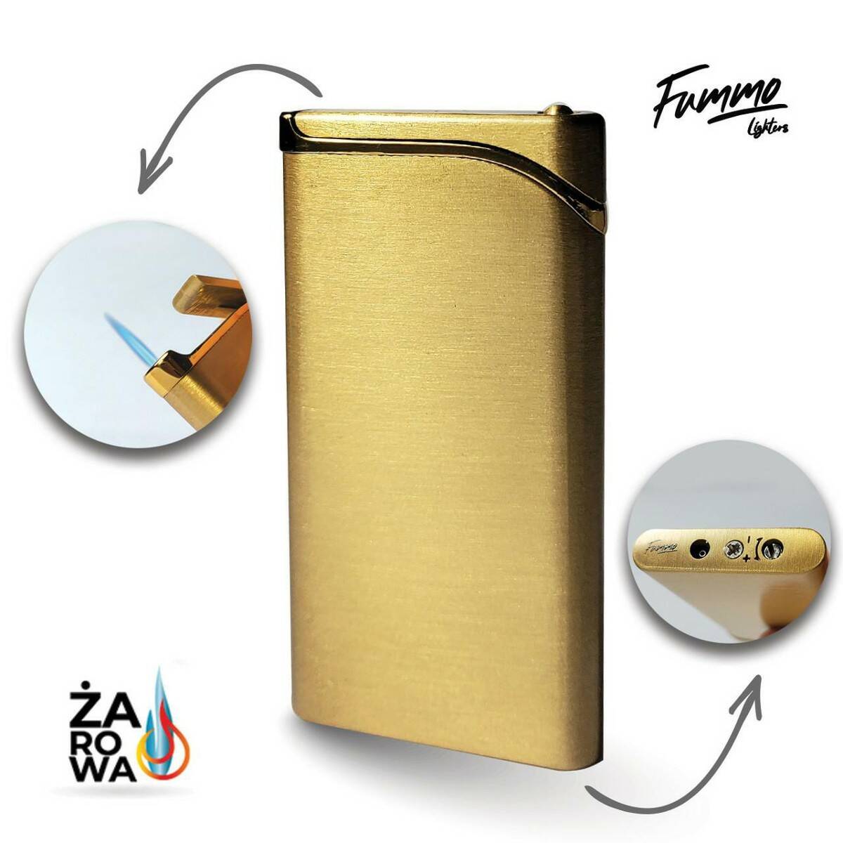 Lighter Fummo Toora - Gold (Zdjęcie 1)