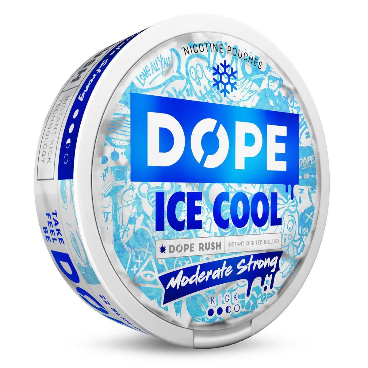 SNUS - Saszetki nikotynowe DOPE - Ice Cool 16mg/g (Zdjęcie 3)