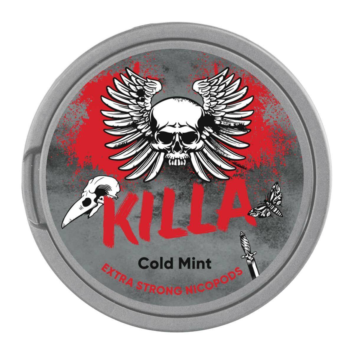 SNUS - Saszetki nikotynowe Killa - Cold Mint 16mg/g (Zdjęcie 1)