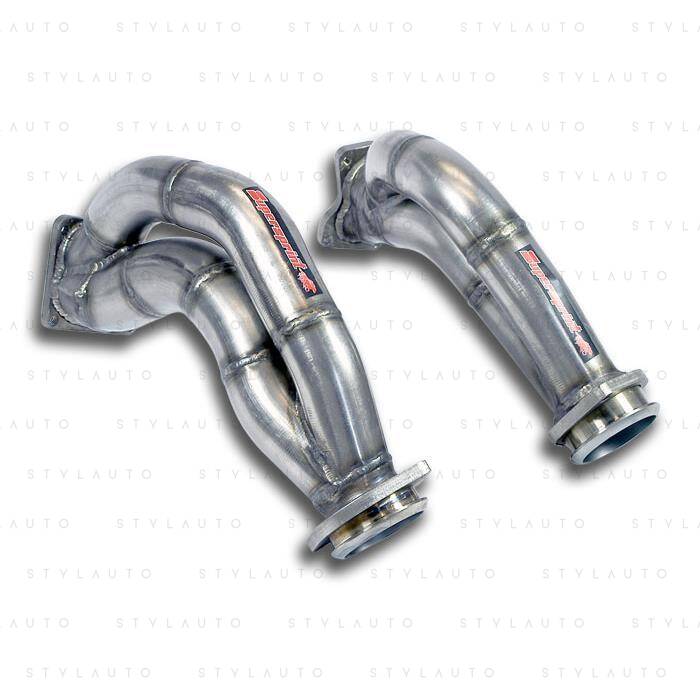 Supersprint Turbo downpipe zestaw prawy - lewy łączy turbinę z środkową częścią układu