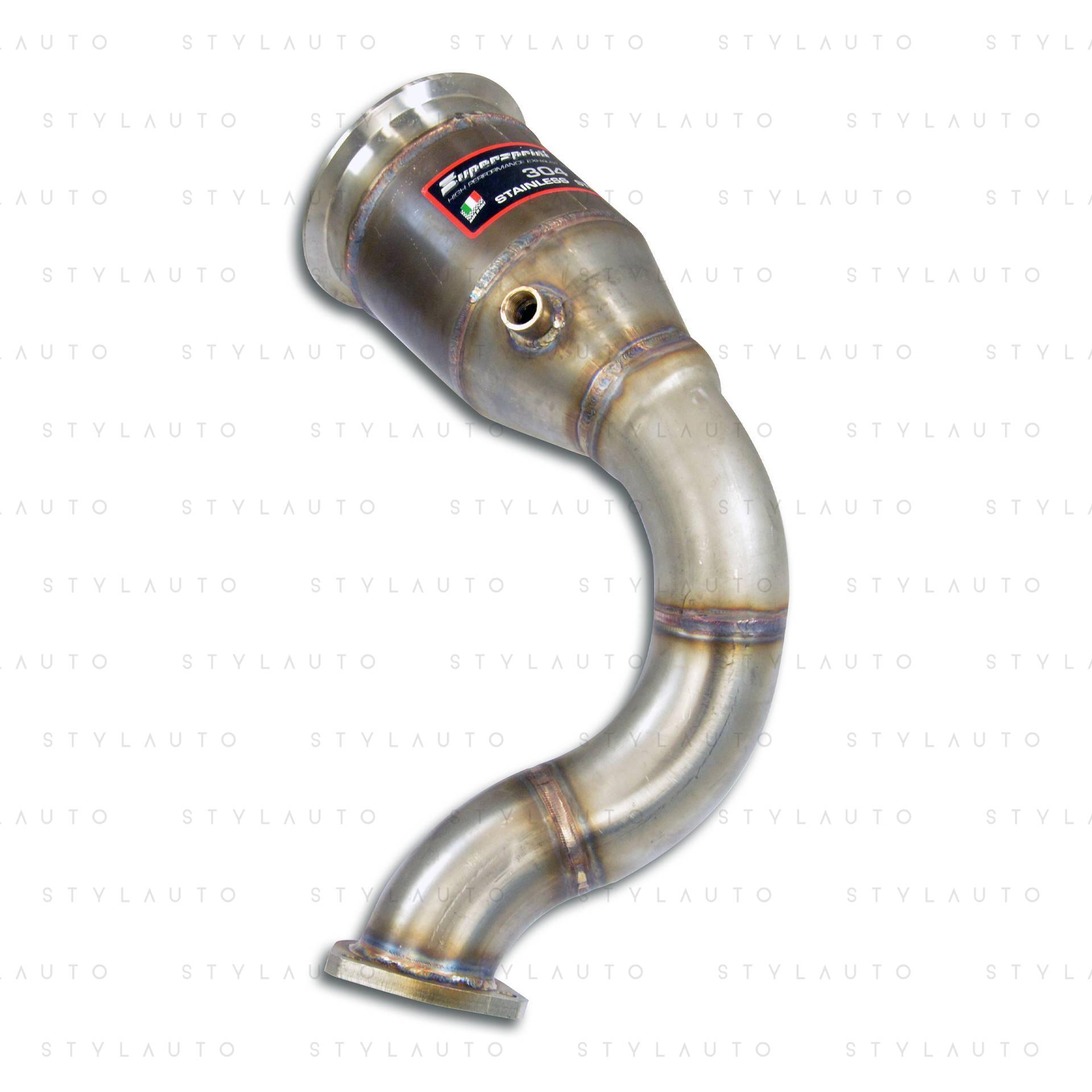 Supersprint Downpipe z katalizatorem metalicznym HJS Supersprint - lewy