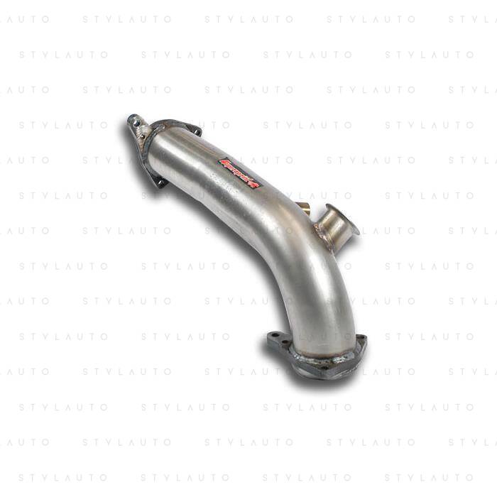 Supersprint Turbo downpipe zestaw łączy turbinę z środkową częścią układu (zastępuje wstępny katalizator)