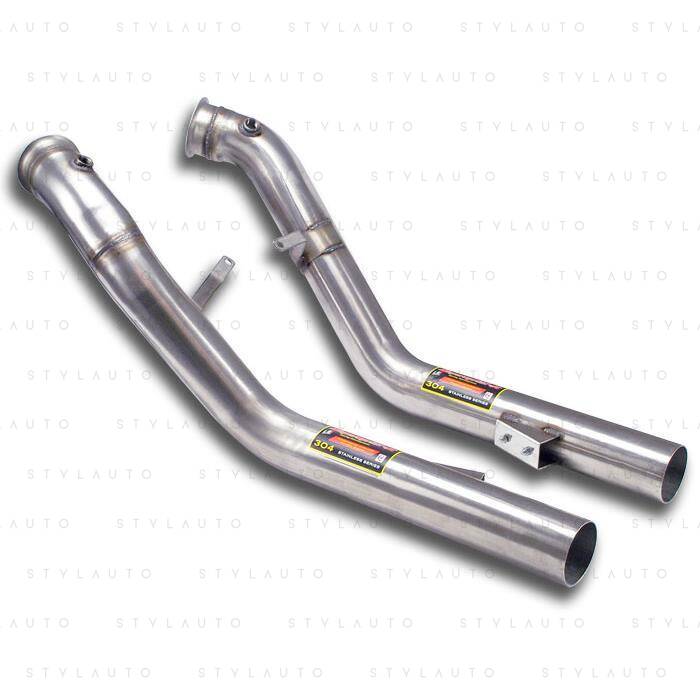 Supersprint Element łaczący Downpipe - zestaw prawy - lewy (poaczątek układu od kolektrora)