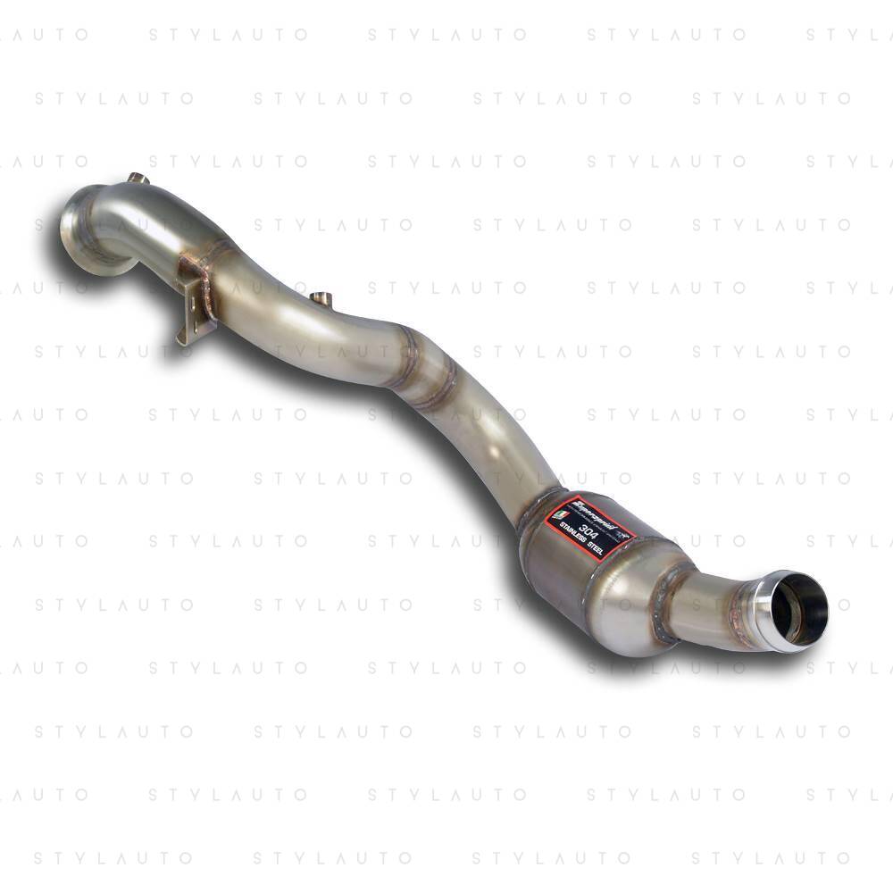 Supersprint Downpipe z katalizatorem metalicznym HJS Supersprint - prawy (zastępuje wstępny katalizator OEM)