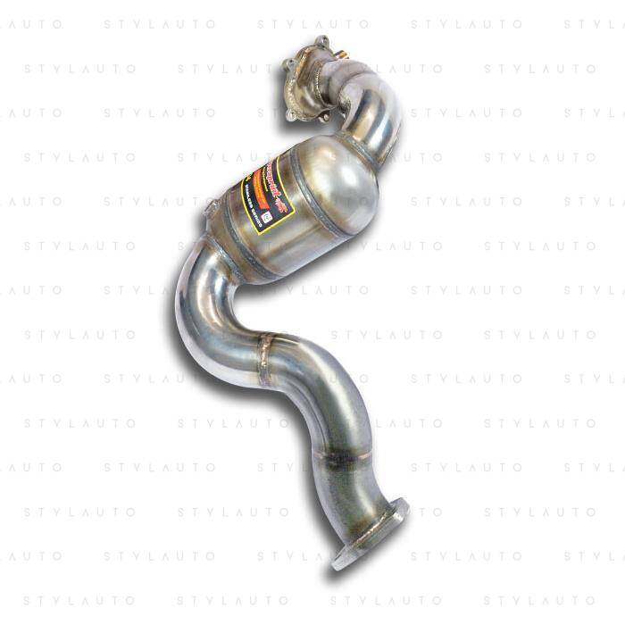 Supersprint Downpipe z katalizatorem metalicznym HJS Supersprint - prawy