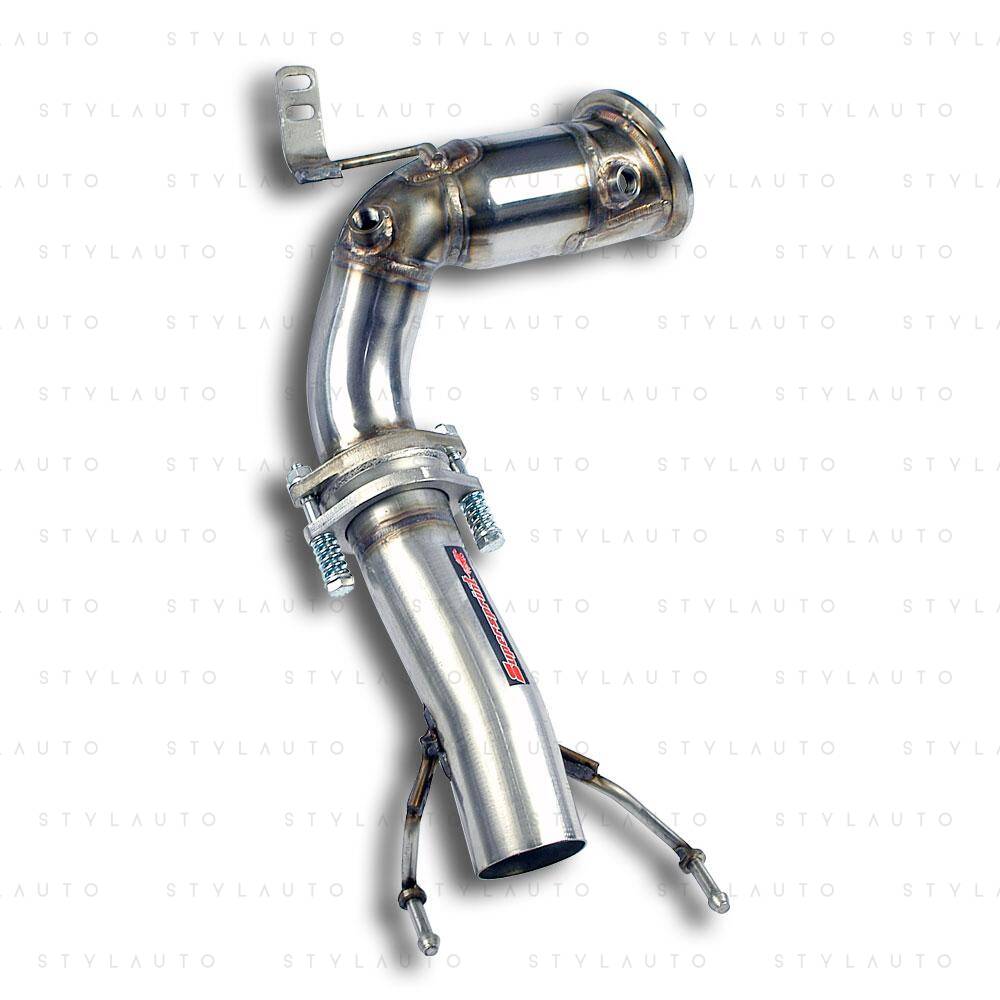 Supersprint Turbo downpipe zestaw łączy turbinę z środkową częścią układu (zastępuje katalizator OEM)