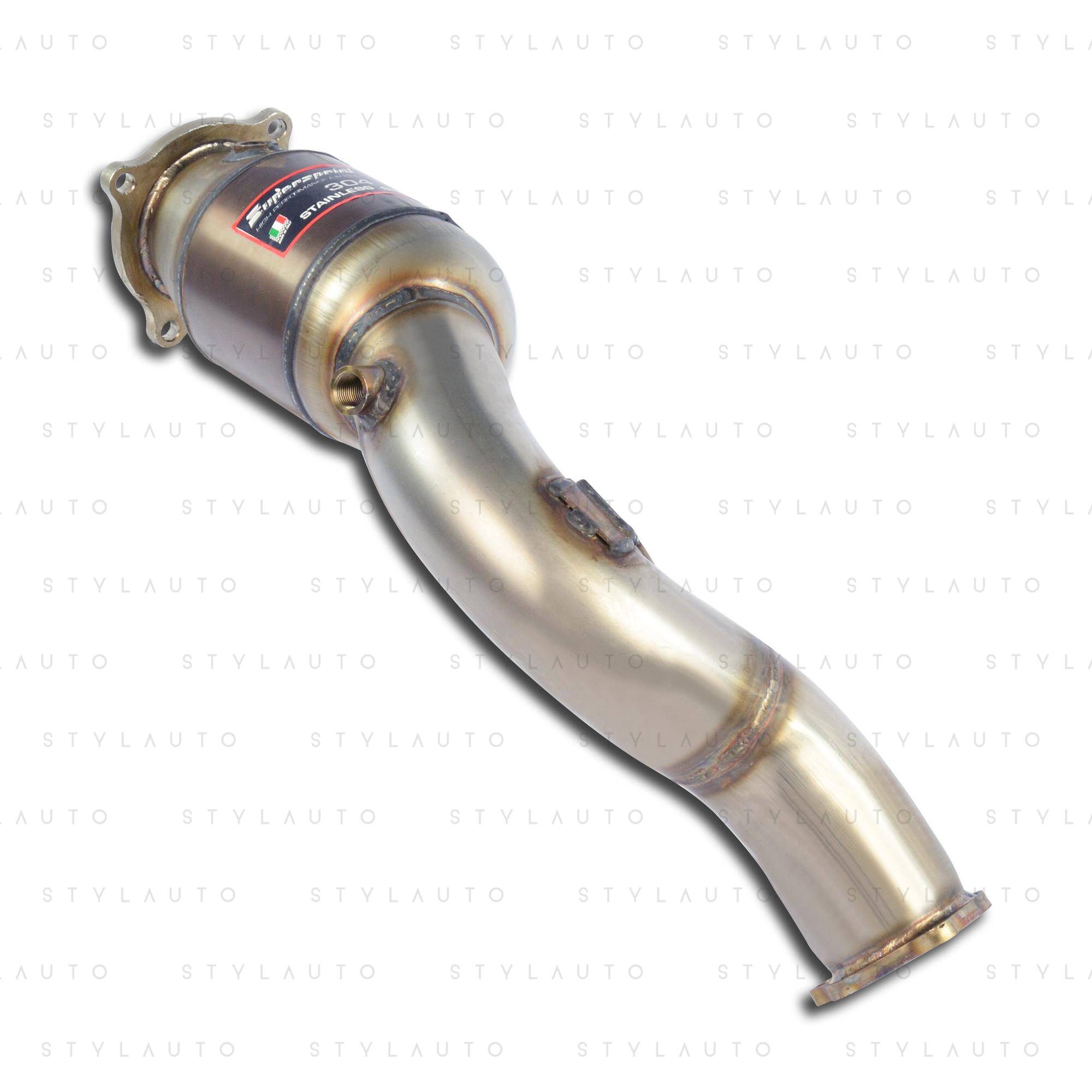 Supersprint Downpipe z katalizatorem metalicznym HJS Supersprint prawym - lewym (kierownica po prawej - lewej stronie)