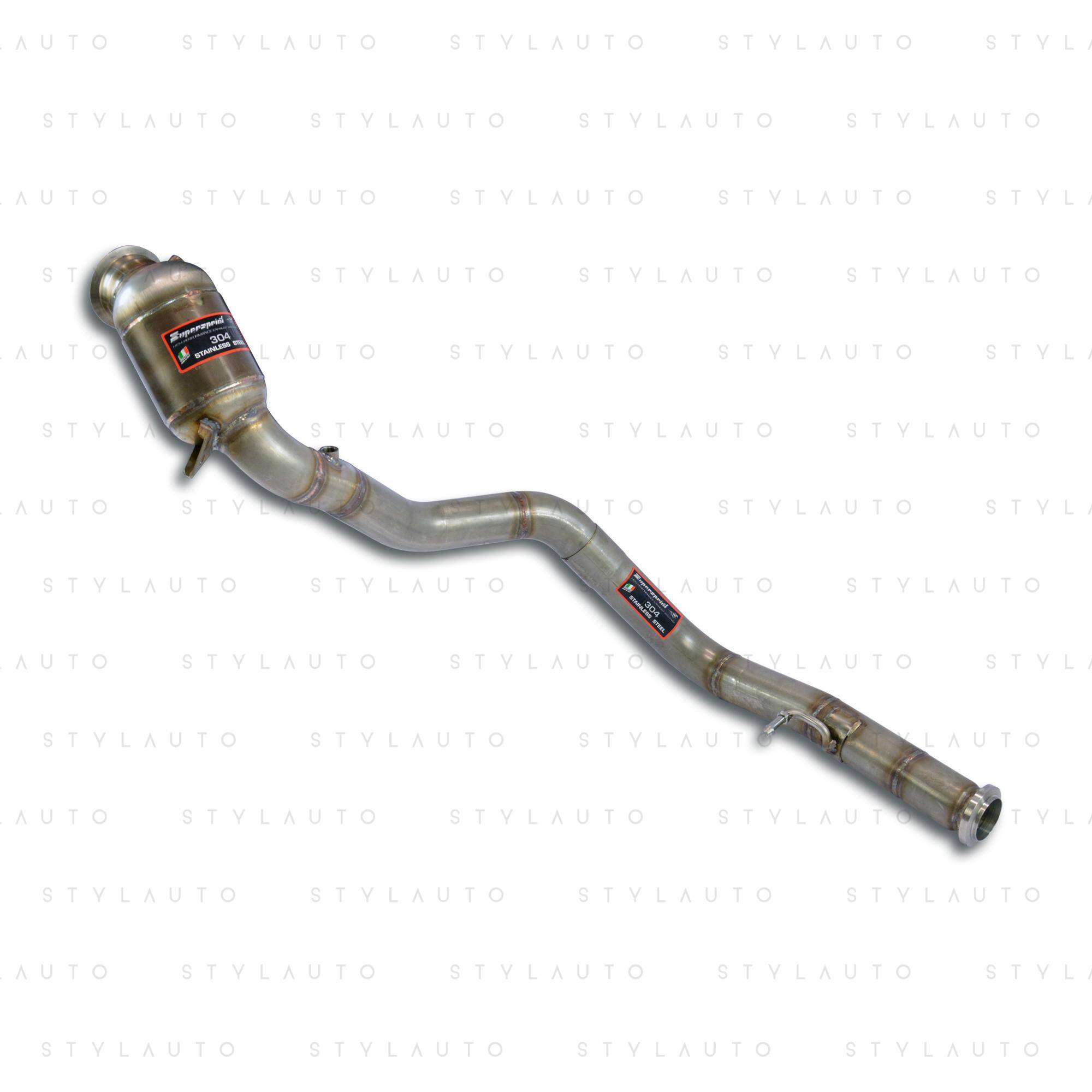 Supersprint Downpipe z katalizatorem metalicznym HJS Supersprint - prawa strona