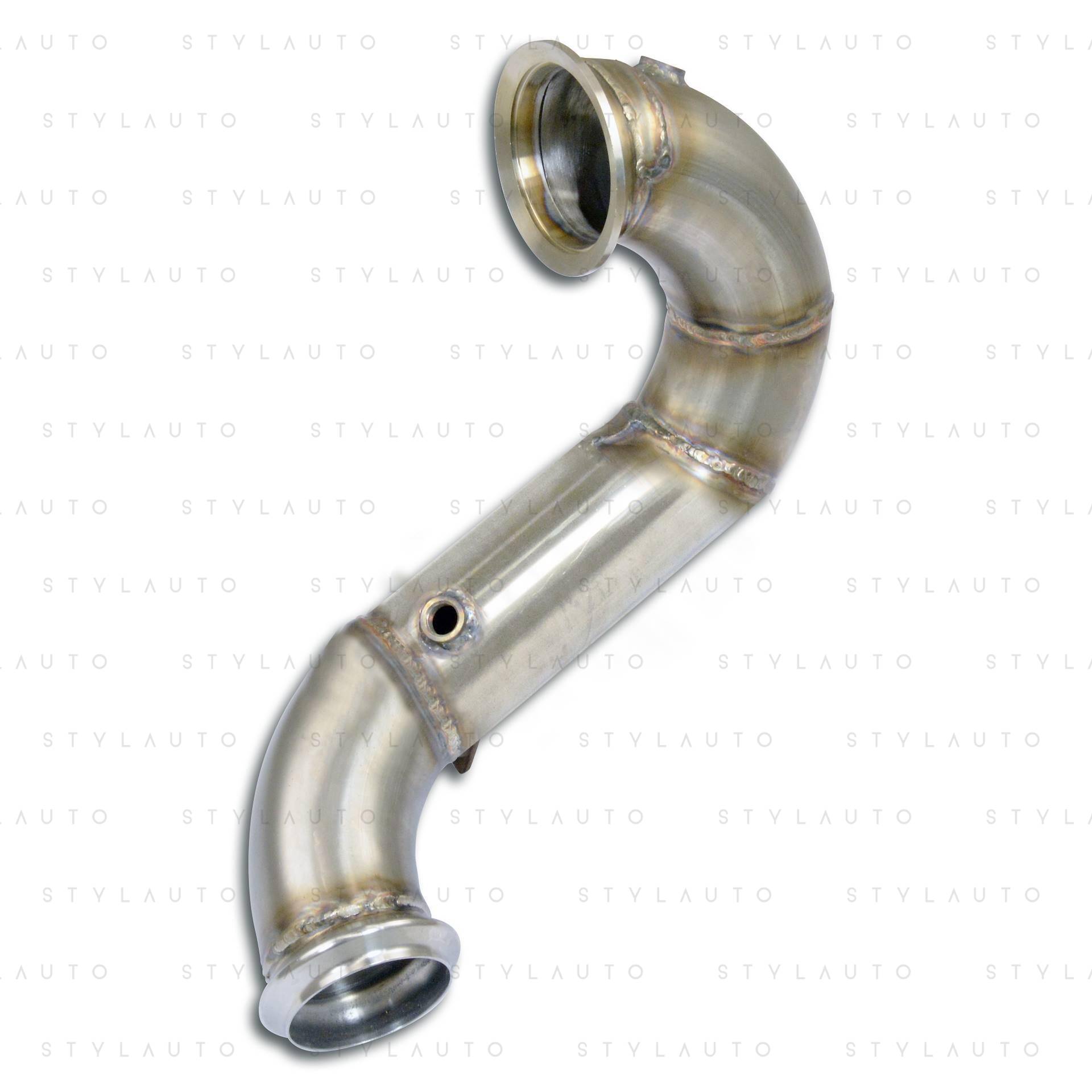 Supersprint Downpipe zestaw łączy kolektor z środkową częścią układu (zastępuje katalizator OEM)