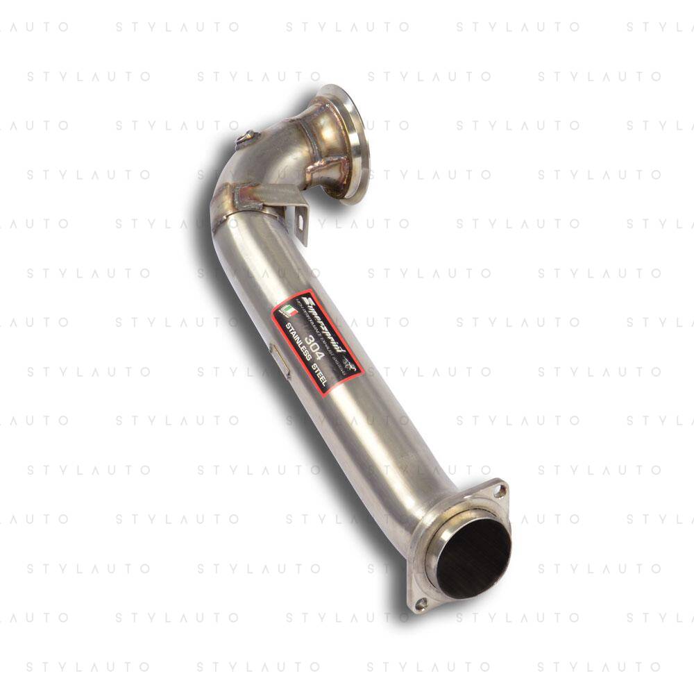 Supersprint Turbo downpipe zestaw łączy turbinę z środkową częścią układu (zastępuje wstępny katalizator)