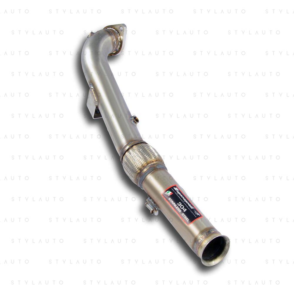 Supersprint Turbo downpipe zestaw z rurą przednią (zastępuje katalizator OEM, łączy turbinę z środkową częścią układu)