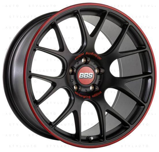 FELGA BBS CH-R CZARNY+CZERWONY DS