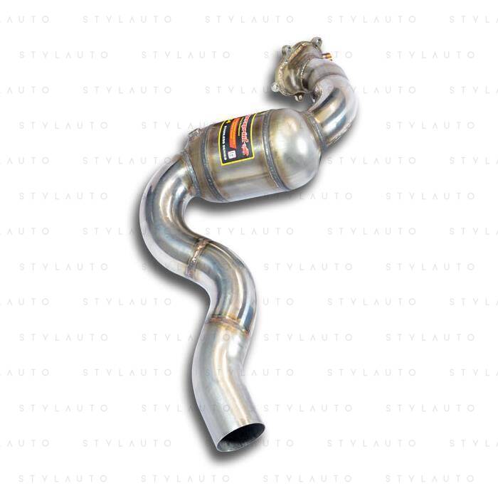 Supersprint Downpipe z katalizatorem metalicznym HJS Supersprint - prawy