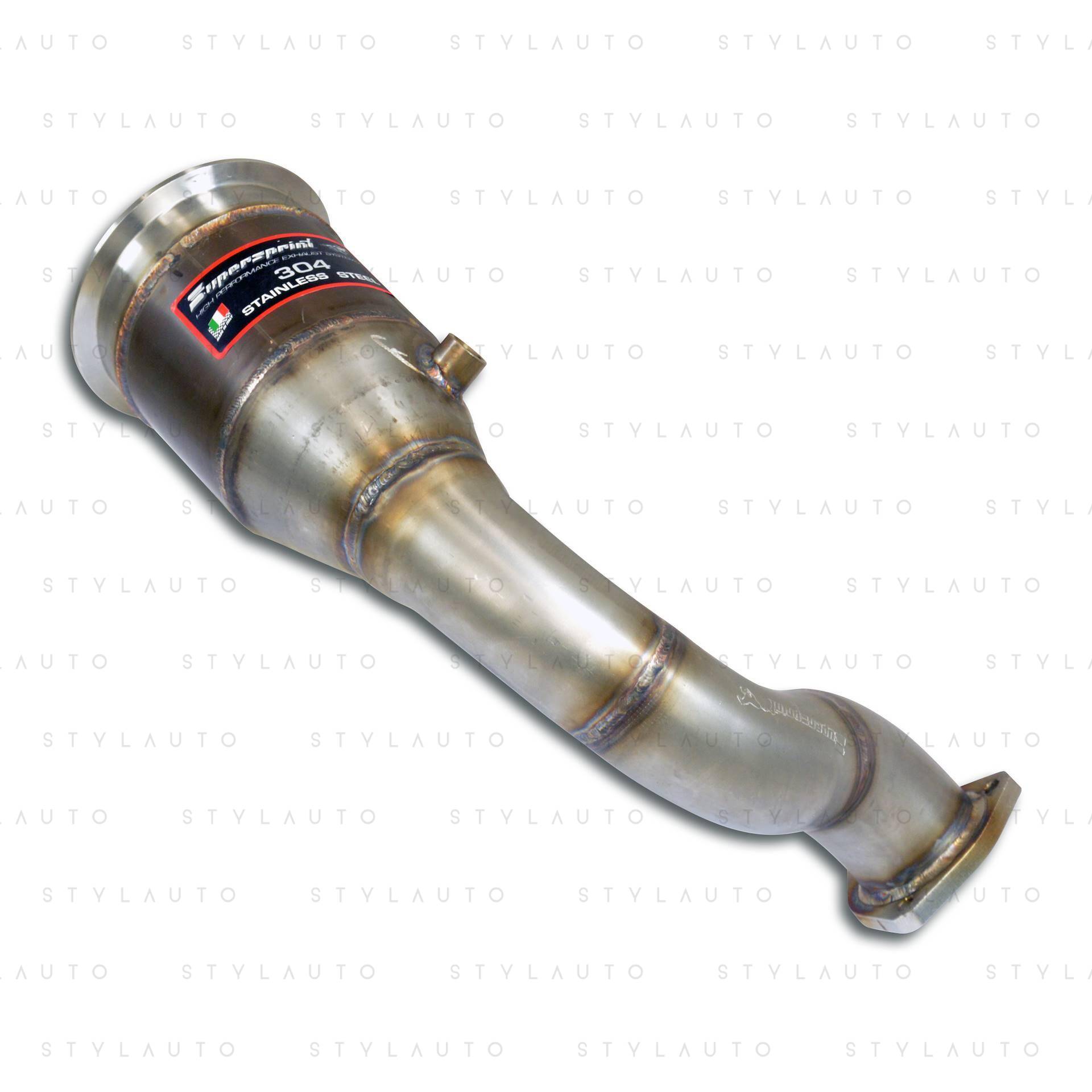 Supersprint Downpipe z katalizatorem metalicznym HJS Supersprint - prawy