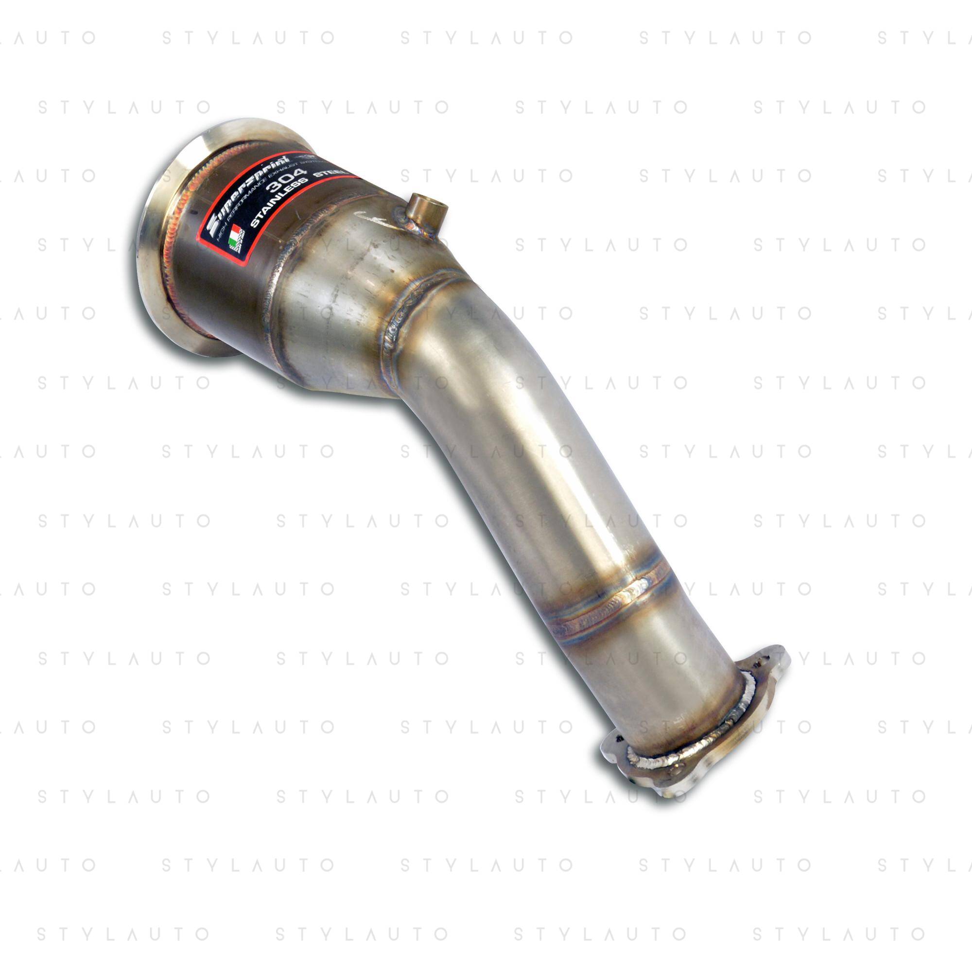 Supersprint Downpipe z katalizatorem metalicznym HJS Supersprint - prawy