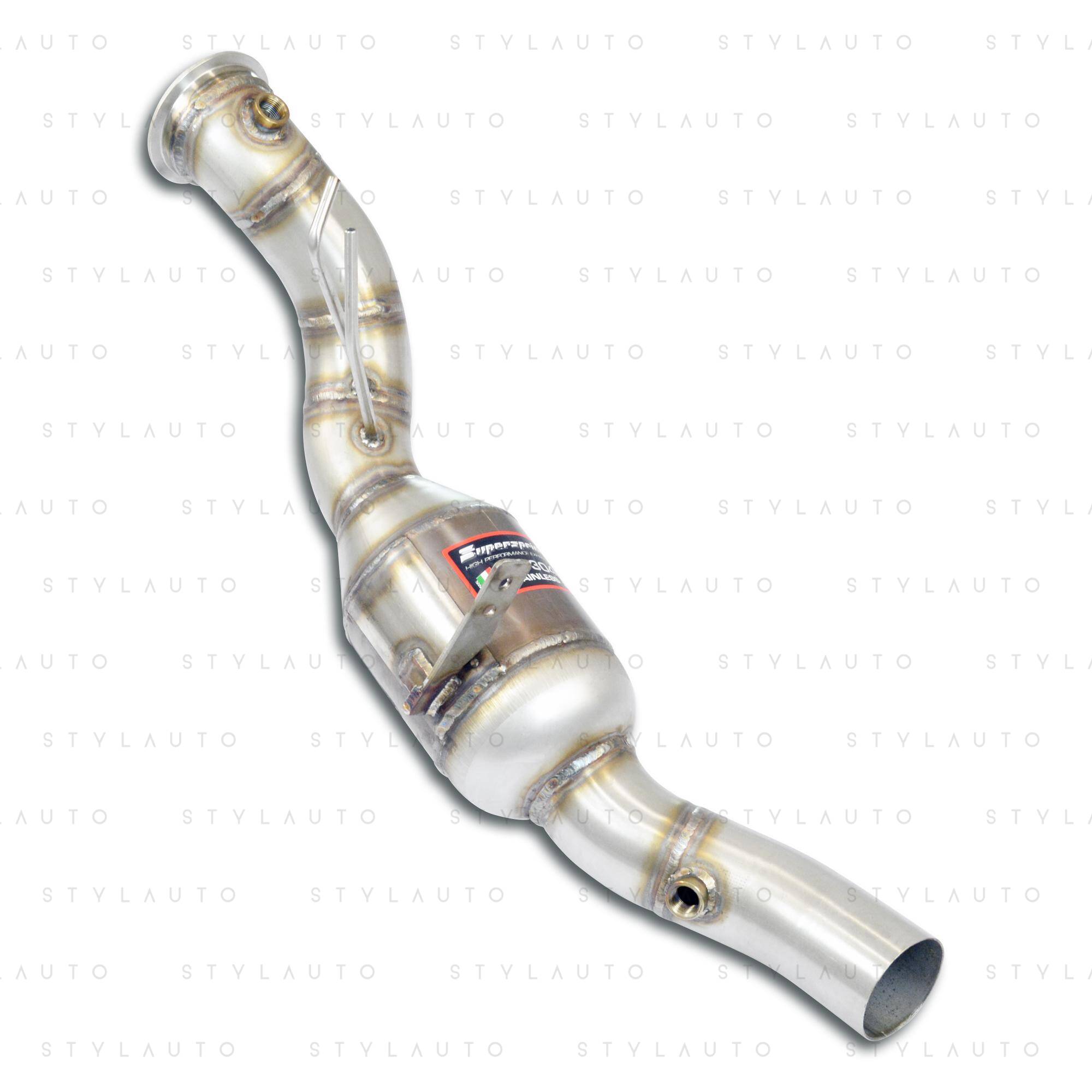 Supersprint Downpipe z katalizatorem metalicznym HJS Supersprint - prawy