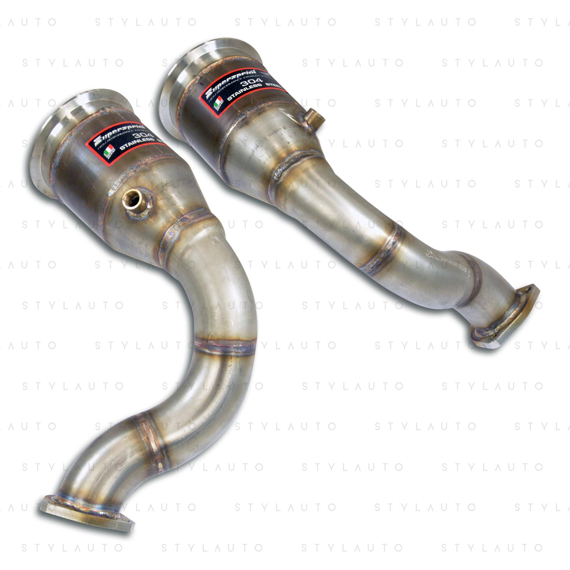 Supersprint Downpipe z katalizatorem metalicznym HJS Supersprint prawy - lewy