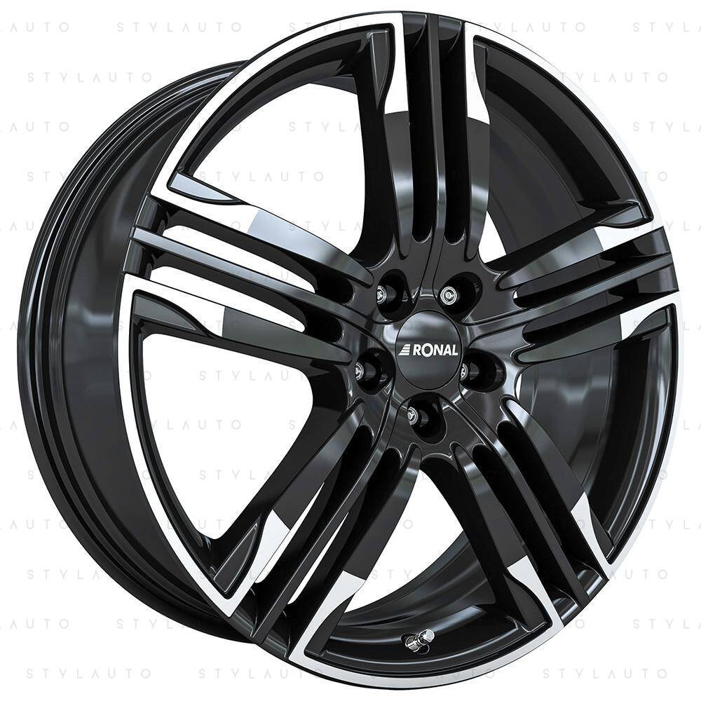 FELGA Ronal R58 CZARNY+BIAŁY