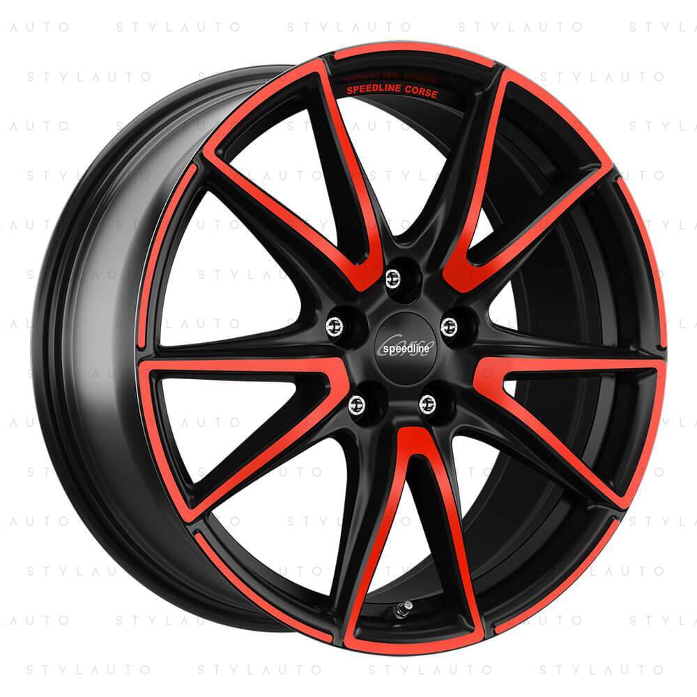 FELGA Speedline SL6 VETTORE CZARNY+CZERW