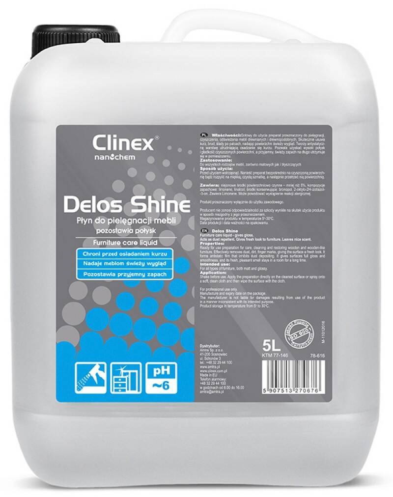 CLINEX Delos Shine 5L pielęgnacja mebli