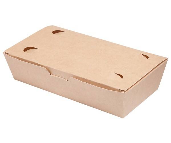 Pudełko LUNCH BOX kraft 20x10x5cm