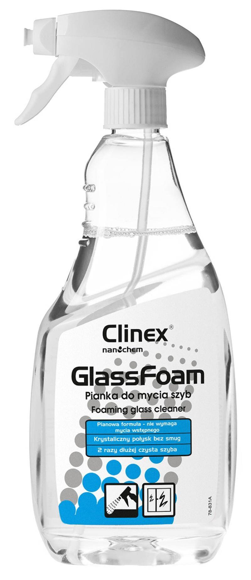 CLINEX Glass Foam 650ml pianka do szyb