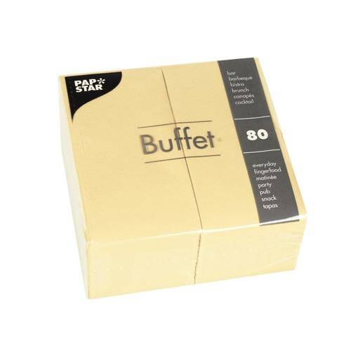 Serwetki 33x33 2W 1/8 BUFFET szampańskie