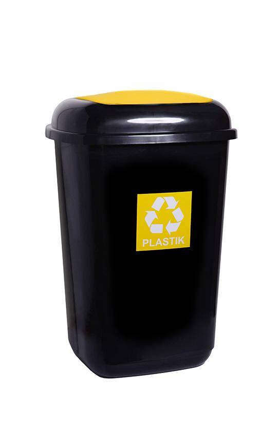 Kosz QUATRO segregacja 12L PLASTIK