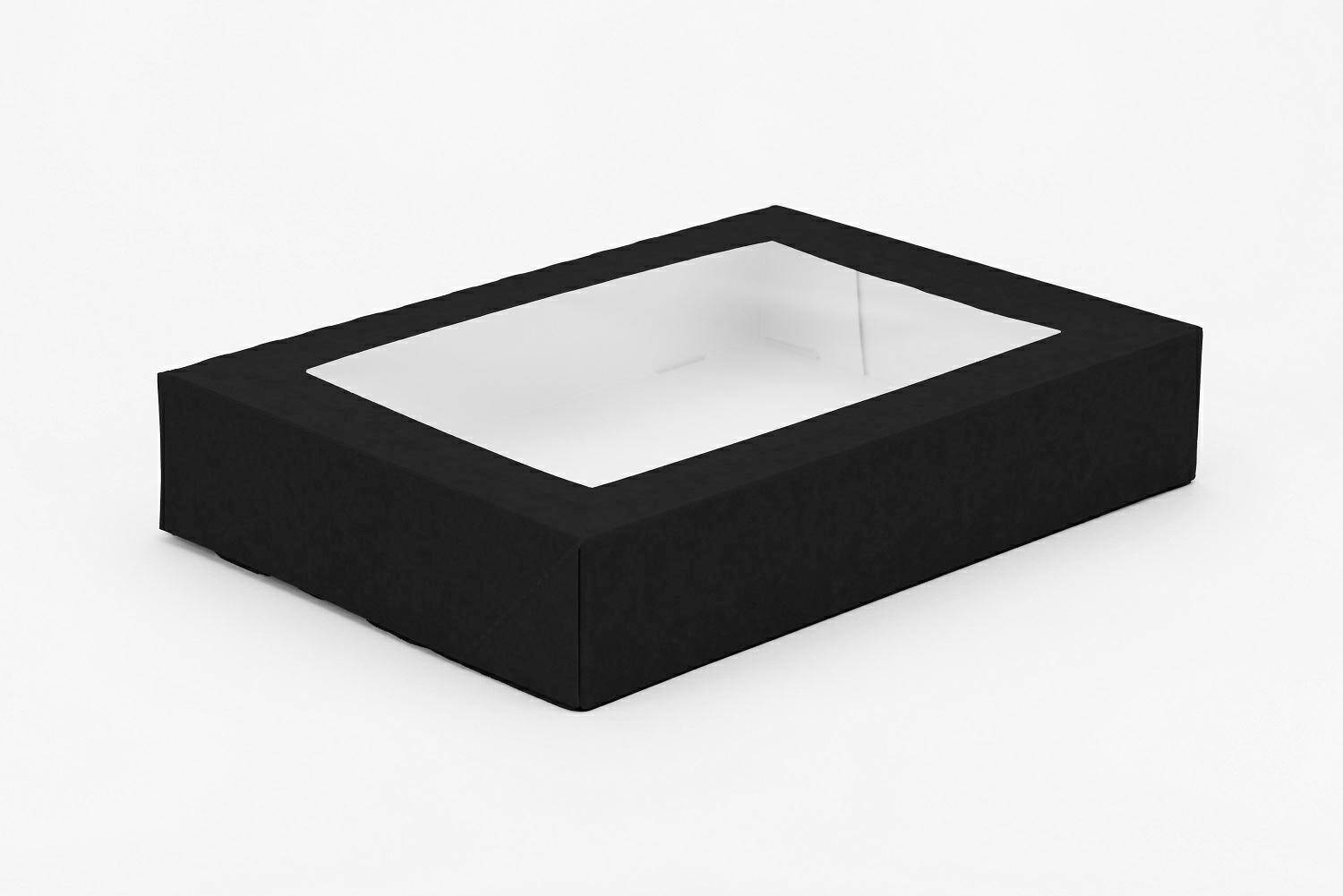 SUSHI box 22x14x5cm op.50szt. czarny