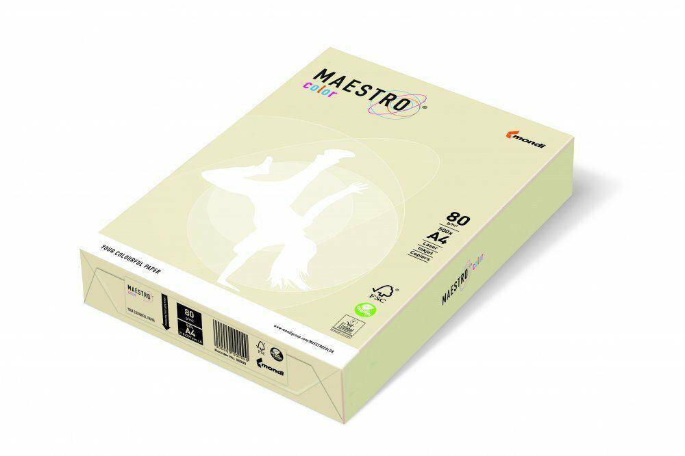 Papier kseroA4 80gMAESTRO kość słon.BE66