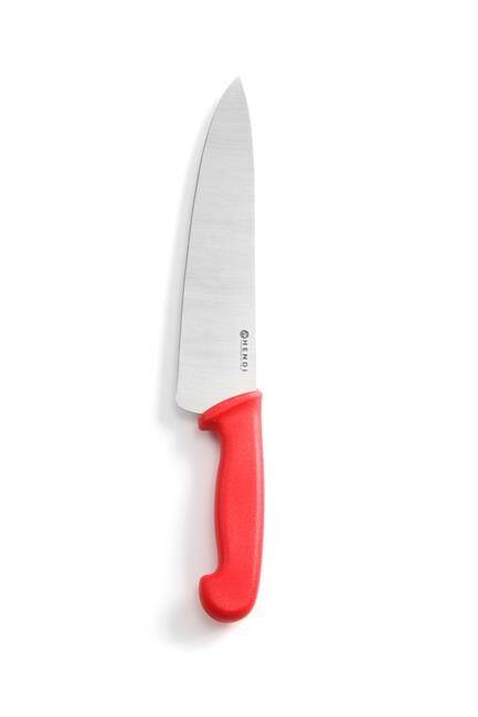 Nóż kucharski HACCP 240mm czerwony