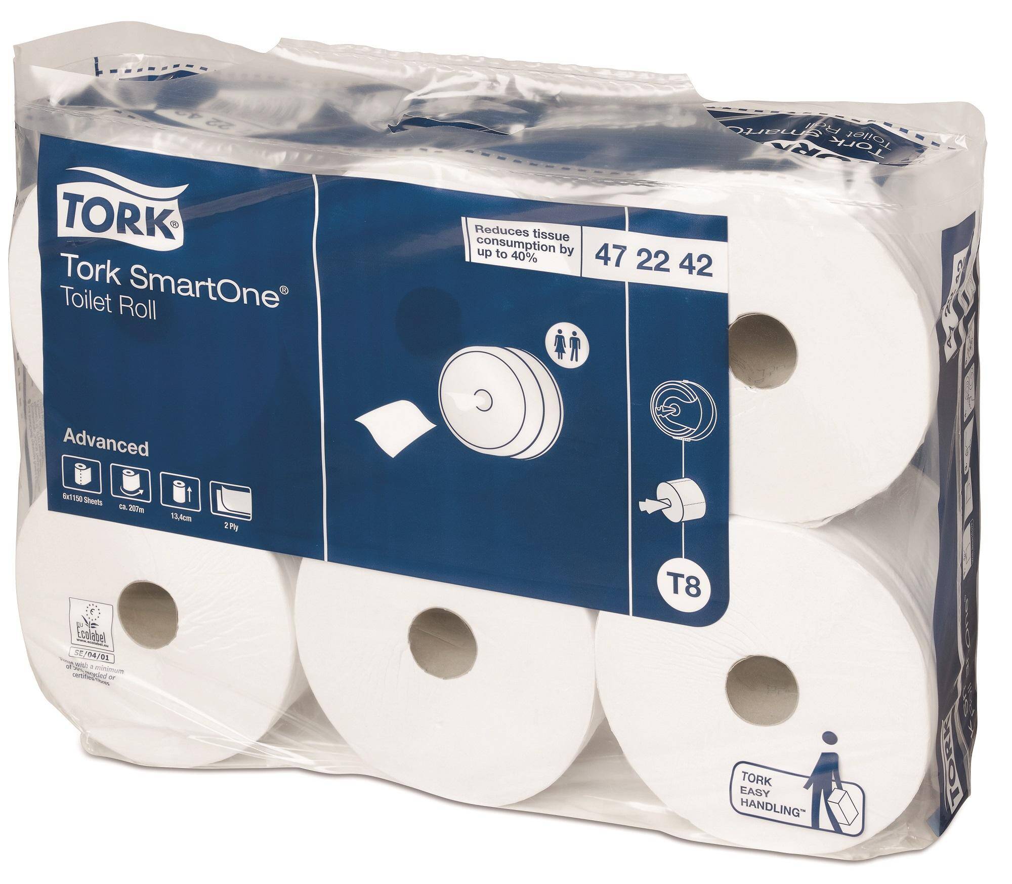 TORK papier toaletowy SmartOne® T8