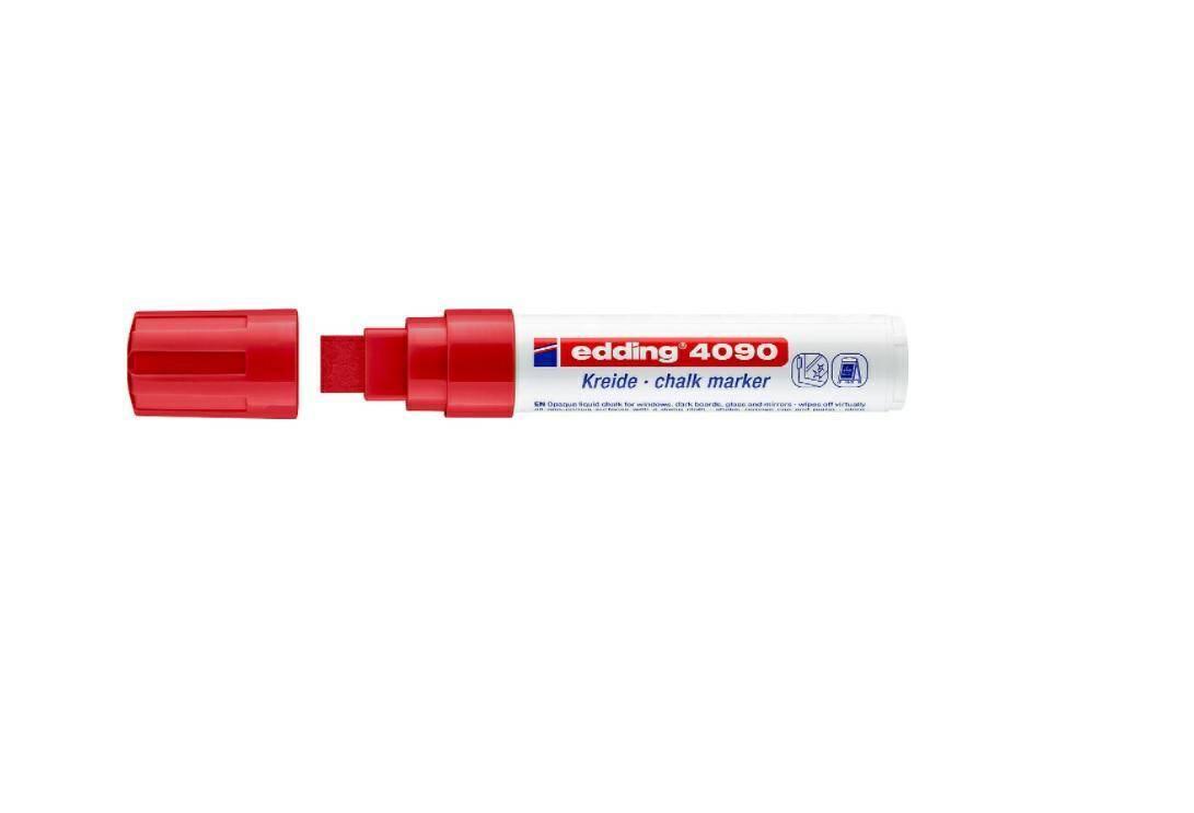 Pisak kredowy Edding 4090 4-15mm czerw.