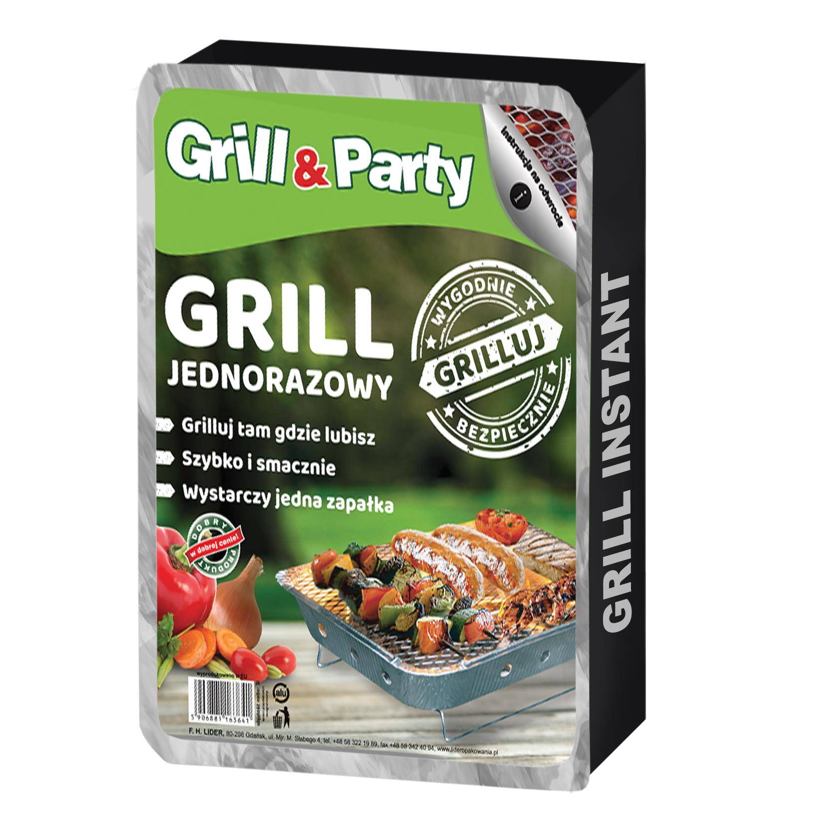 GRILL & PARTY grill jednorazowy 1 szt