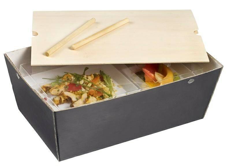 Lunch Box - Bourriche Case szary łupek