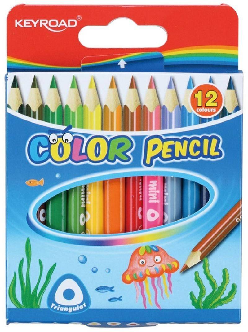 Kredki ołówkowe mini 12 kolorów