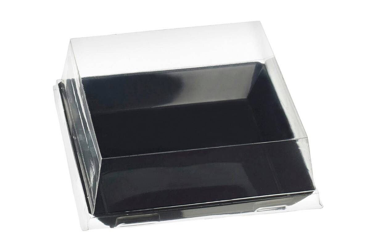 Quartz - talerzyk kwadratowy PS czarny