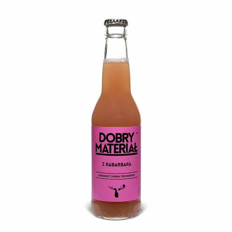 DOBRY MATERIAŁ napój z Rabarbara 330ml