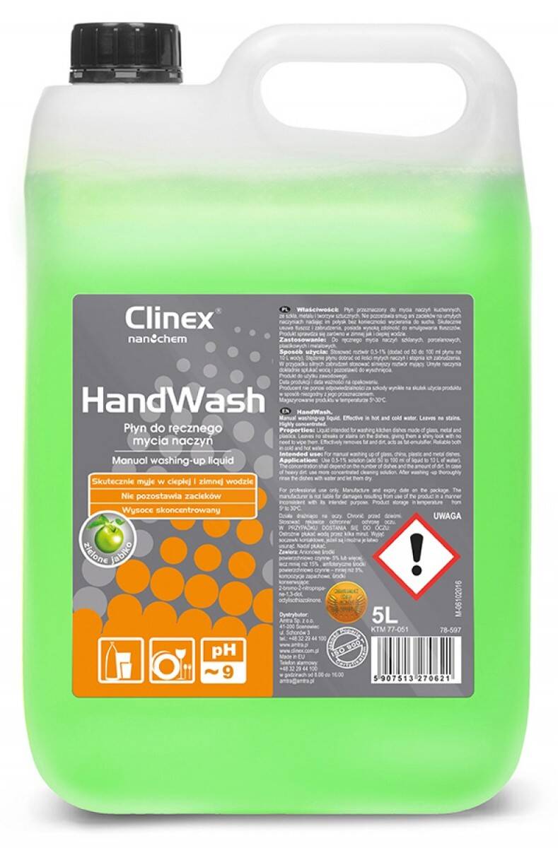 CLINEX Hand Wash 5L mycie naczyń ręczne