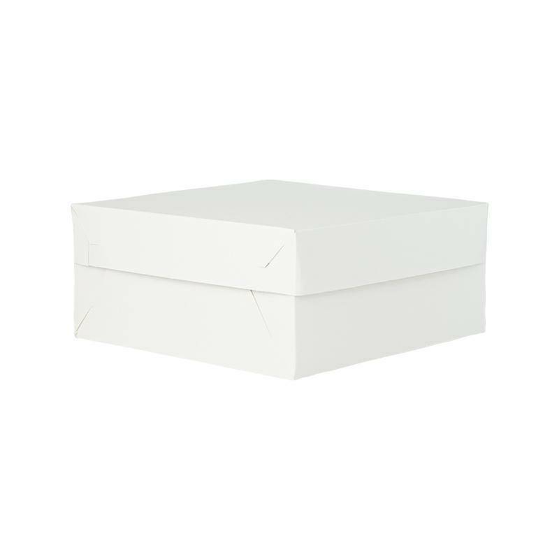 Pudełko cukiernicze 20x20x9cm białe spód