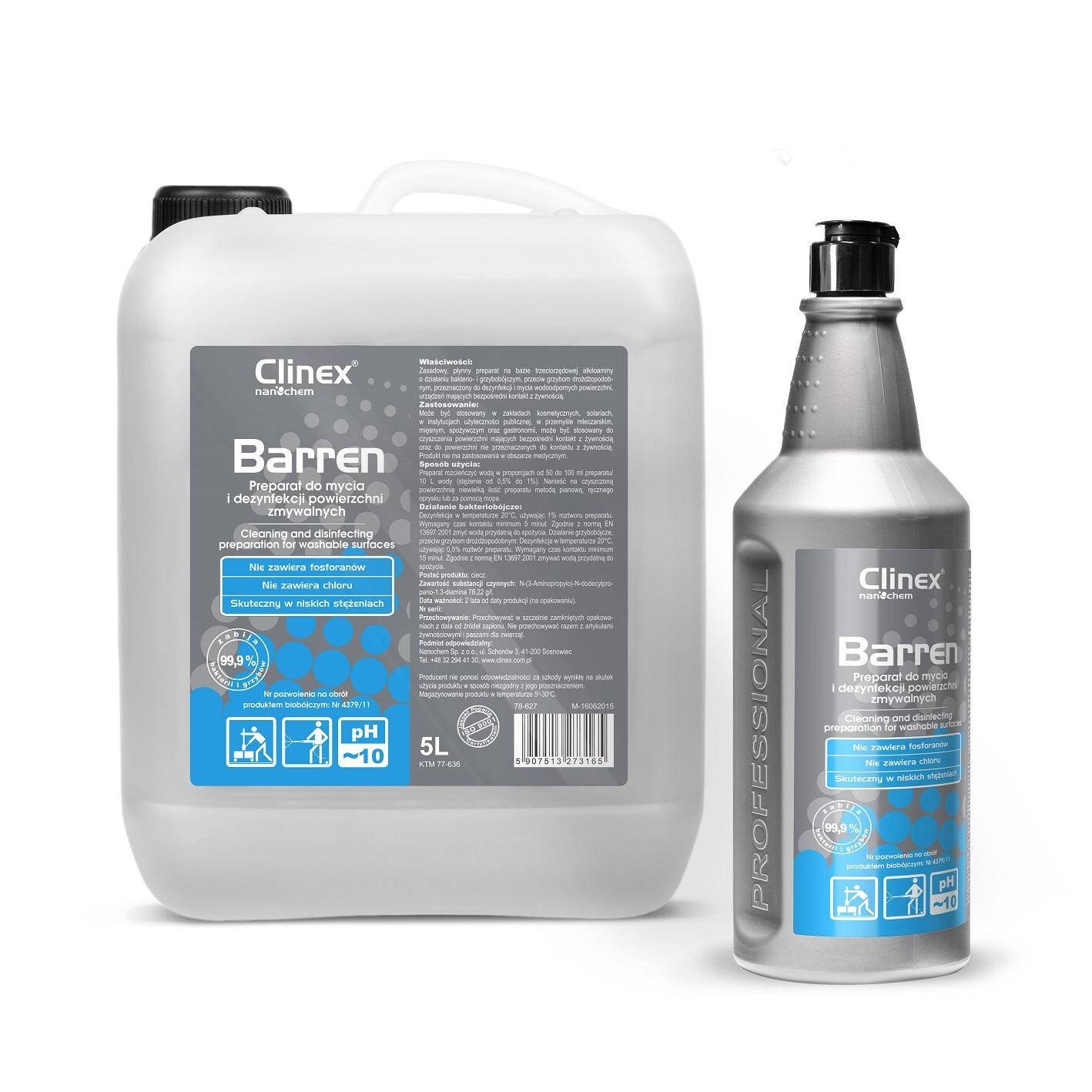 CLINEX Barren 1L koncentrat