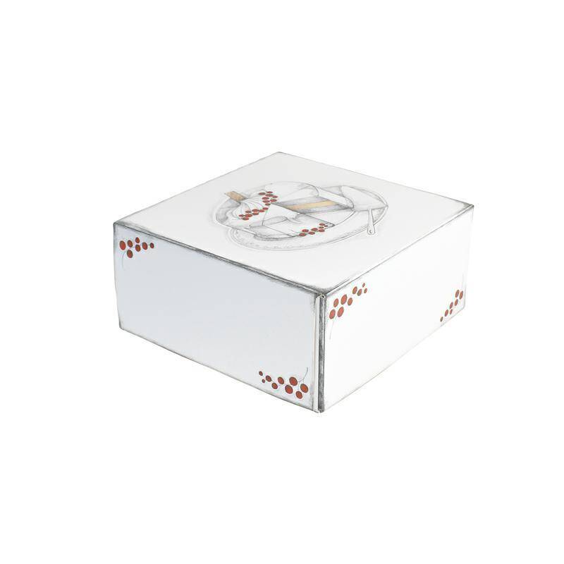 Pudełko cukiernicze 28x28x13 białe