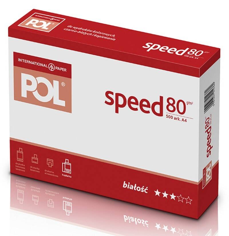 Papier ksero A4 80g POLSPEED klasa C
