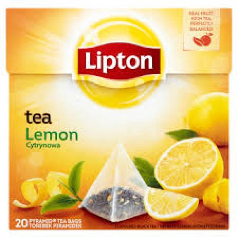 Herbata LIPTON piramidki cytrynowa