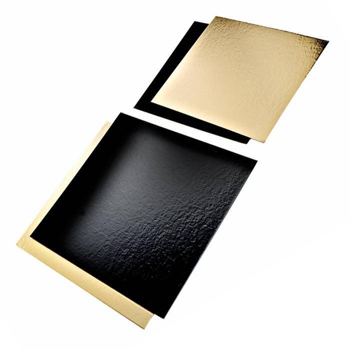 Podkładki pod tort złoto-czarne 40x60cm