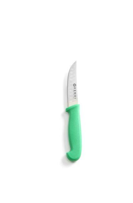 Nóż do obierania HACCP 90mm zielony