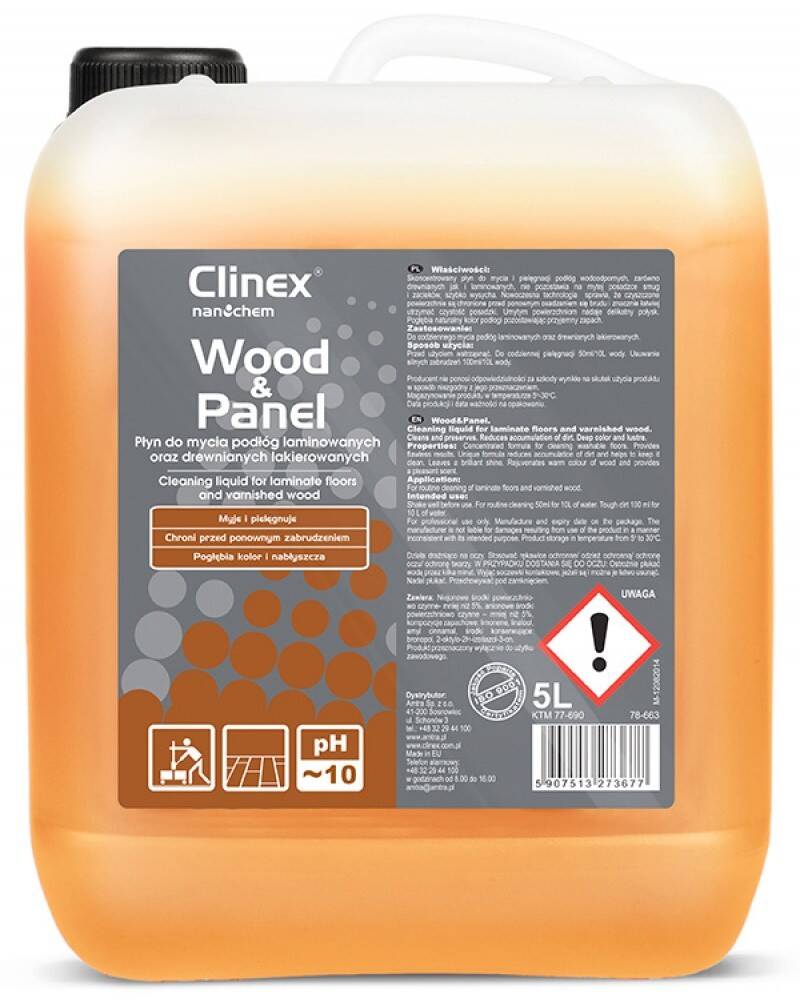 CLINEX Wood&Panel 5L podłogi drewniane