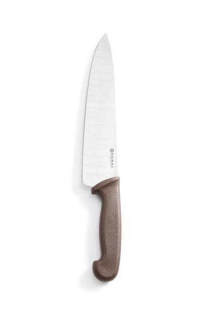 Nóż kucharski HACCP 240mm brązowy