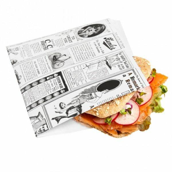 TIMES biała torebka burger/kebab